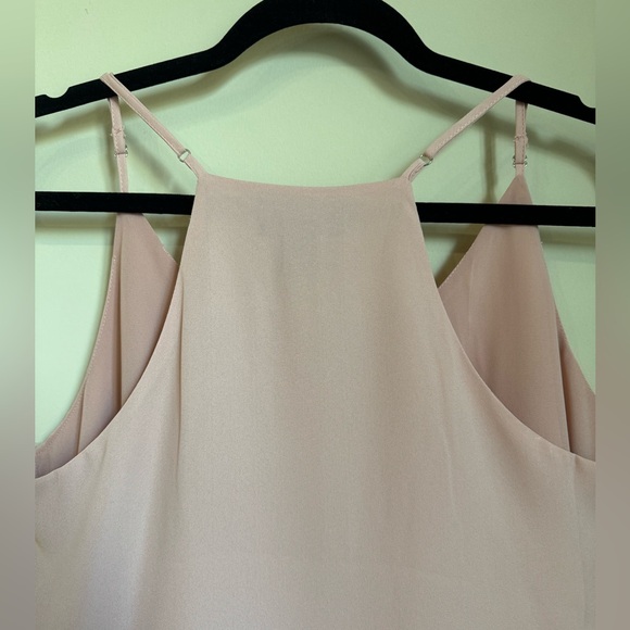 NWOT Cynthia Rowley blush pink lace peek a boo camisole/tank top size M - Picture 5 of 12